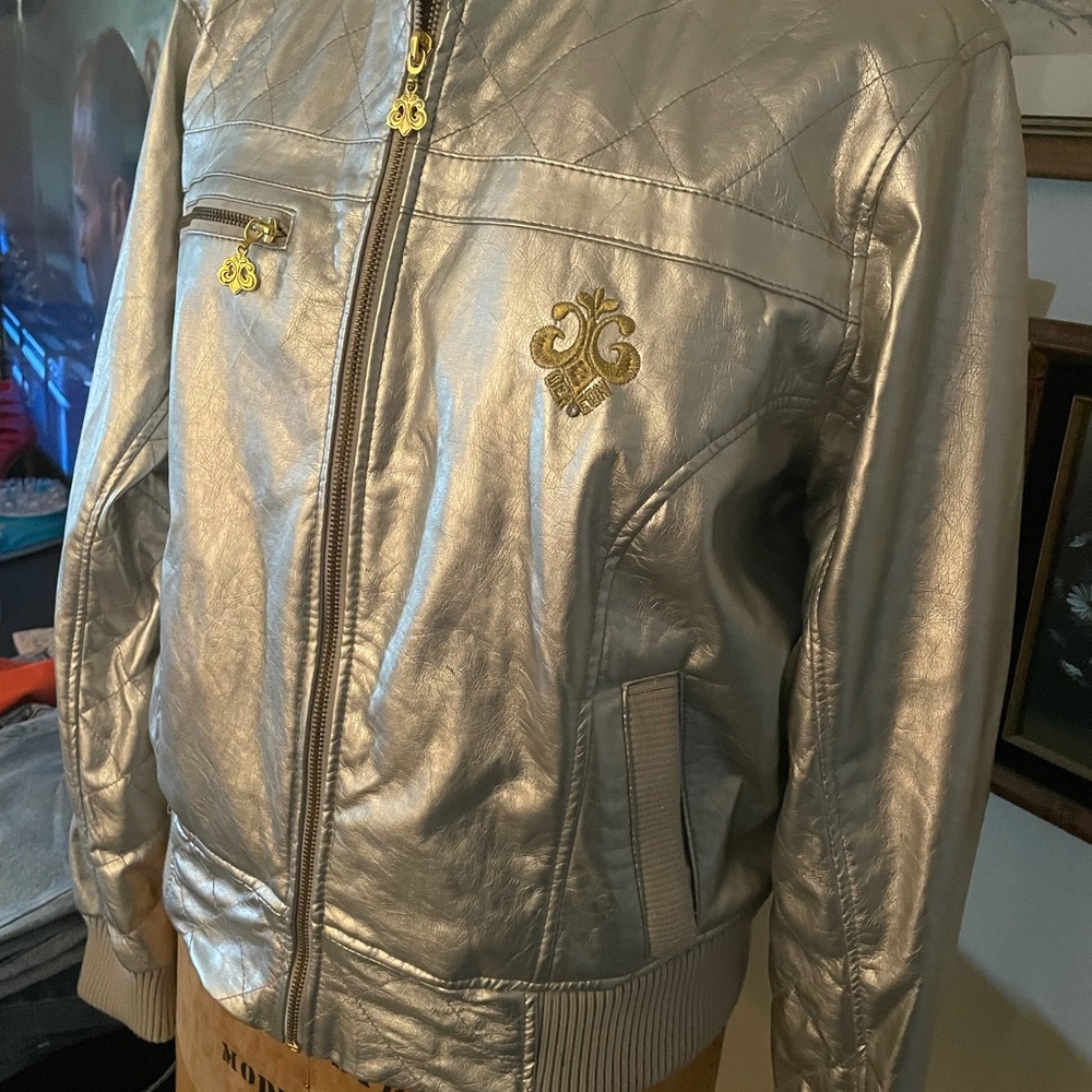 Brand New, never been worn stylish silver jacket